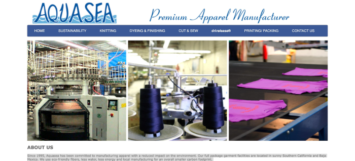 Aquasea Mexico Clothing Manufacturers