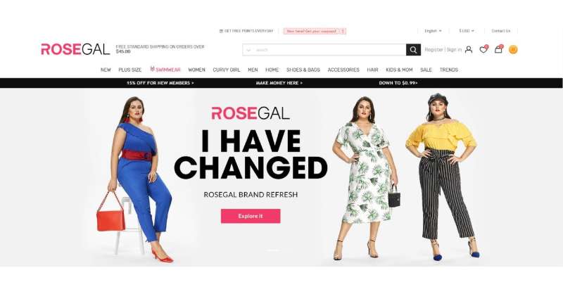 Rosegal shop