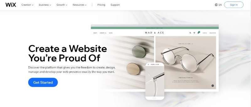 Wix site