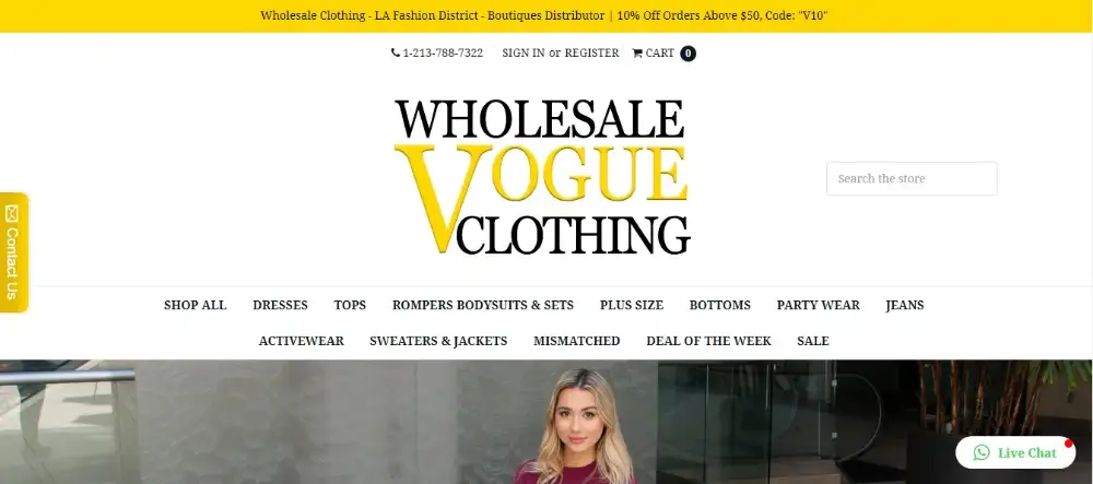 Wholesale Vogue Clothing 