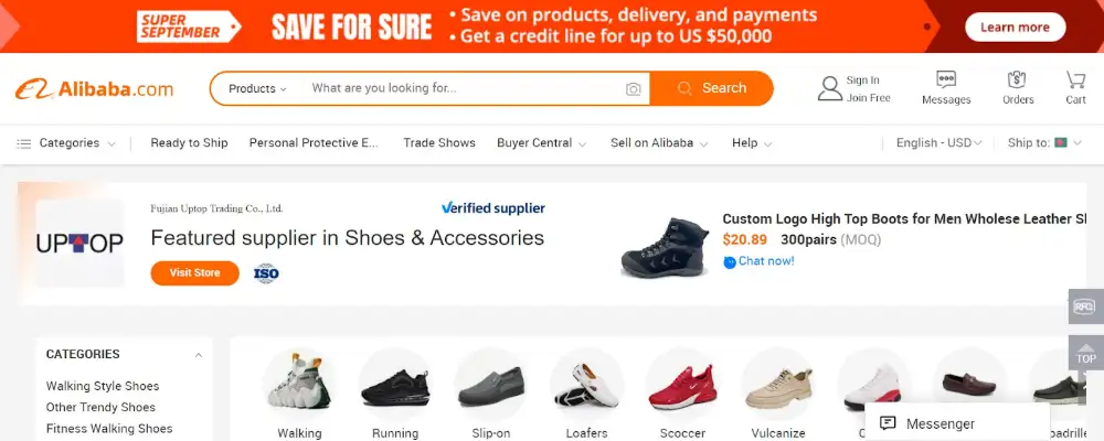 Alibaba Men's Shoes Wholesale