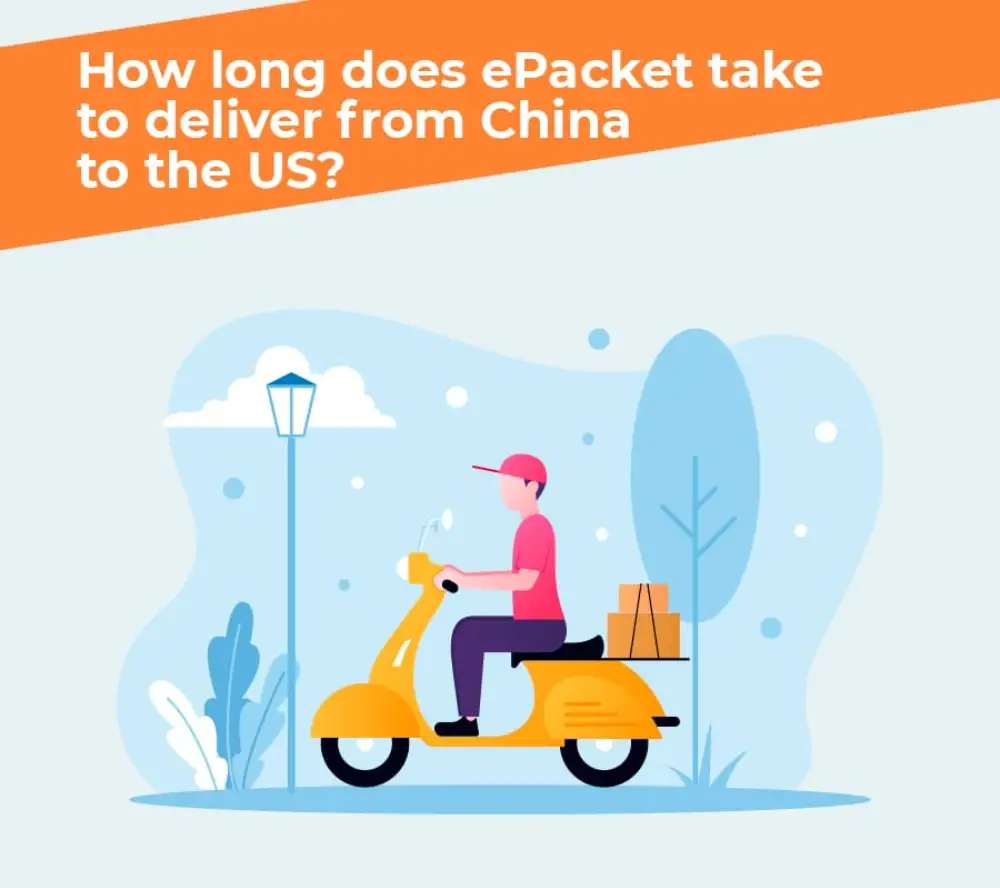 How long does an ePacket take to deliver from China to the US?