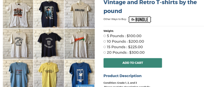 Bulk Vintage Vintage Wholesale T-shirts