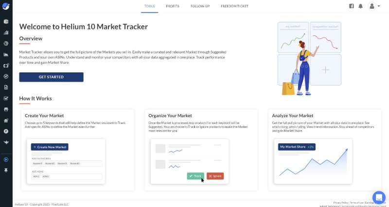 Helium 10 Market tracker