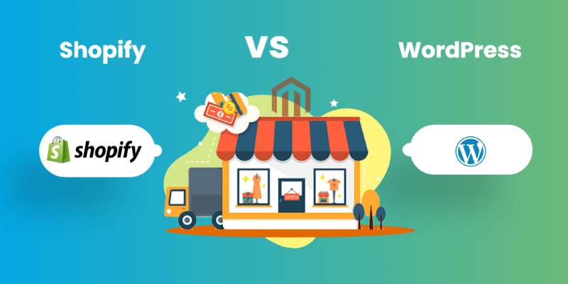 wordpress vs shopify 