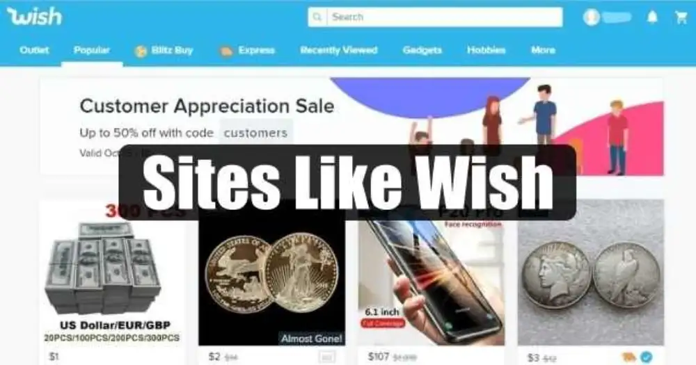 websites like wish