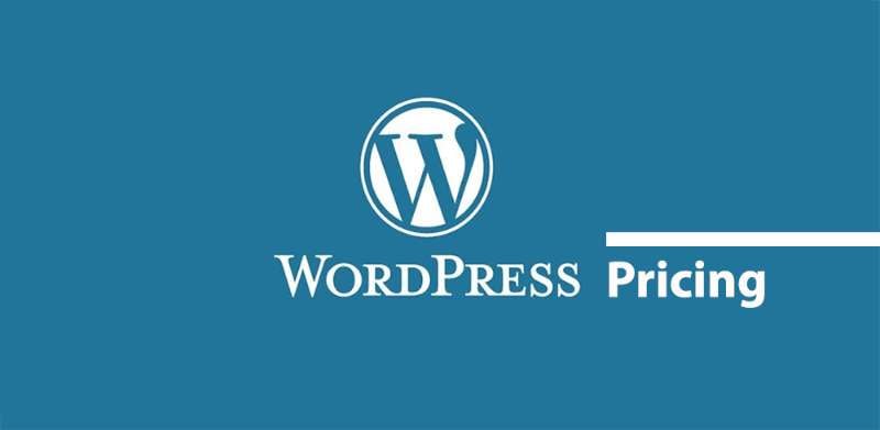 WordPress pricing