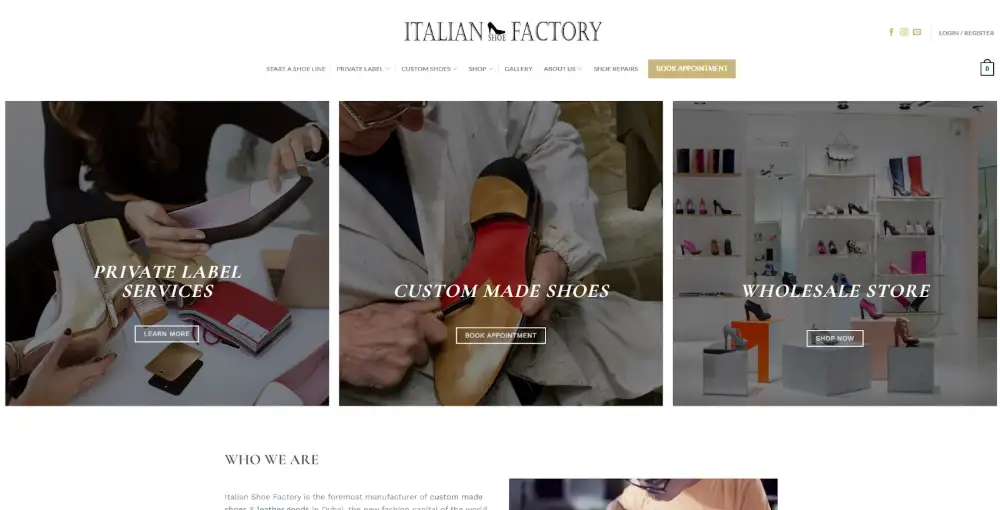 Italian Shoe Factory