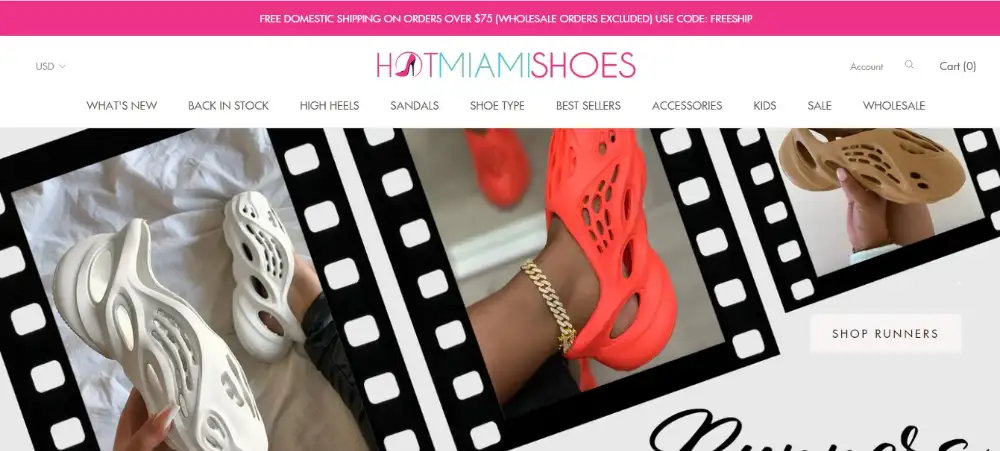 HotMiami Shoes Slipper Wholesale