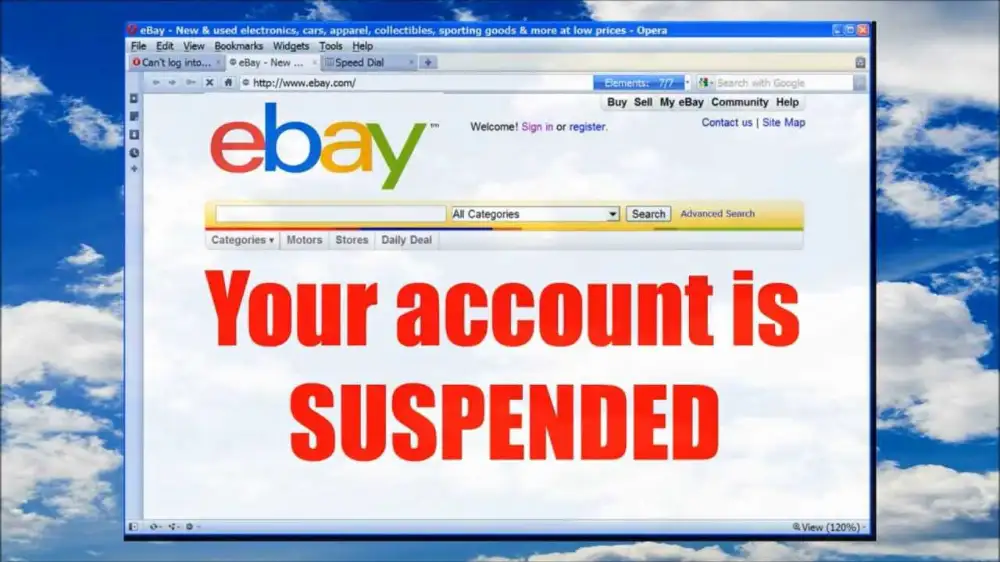 Why does eBay suspend accounts