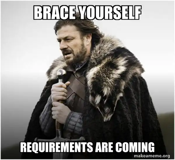 Meme about requirements for selling on Wayfair 