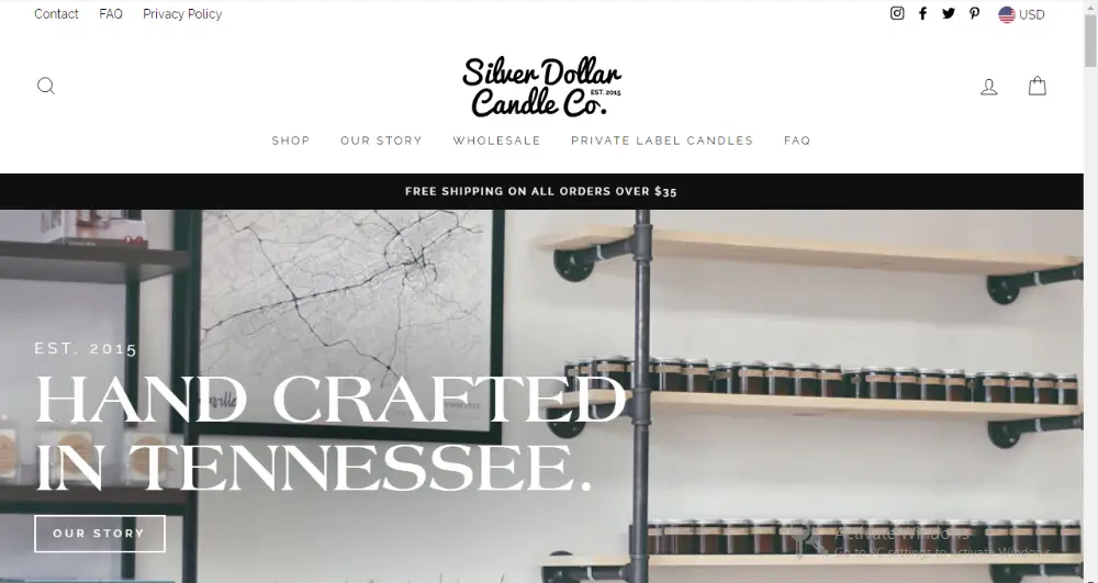 Silver Dollar Candle Co.