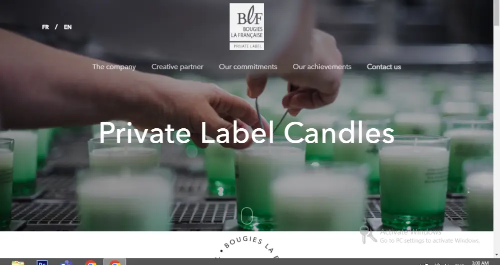 Bougies La Française Private Label