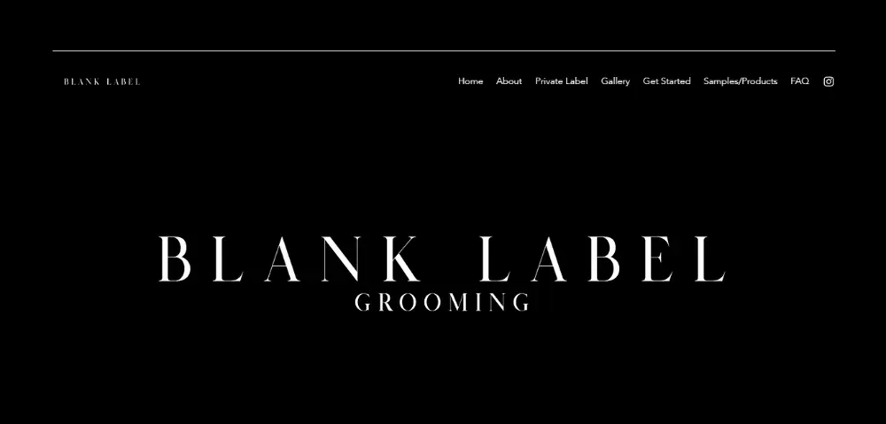 Blank Label Grooming