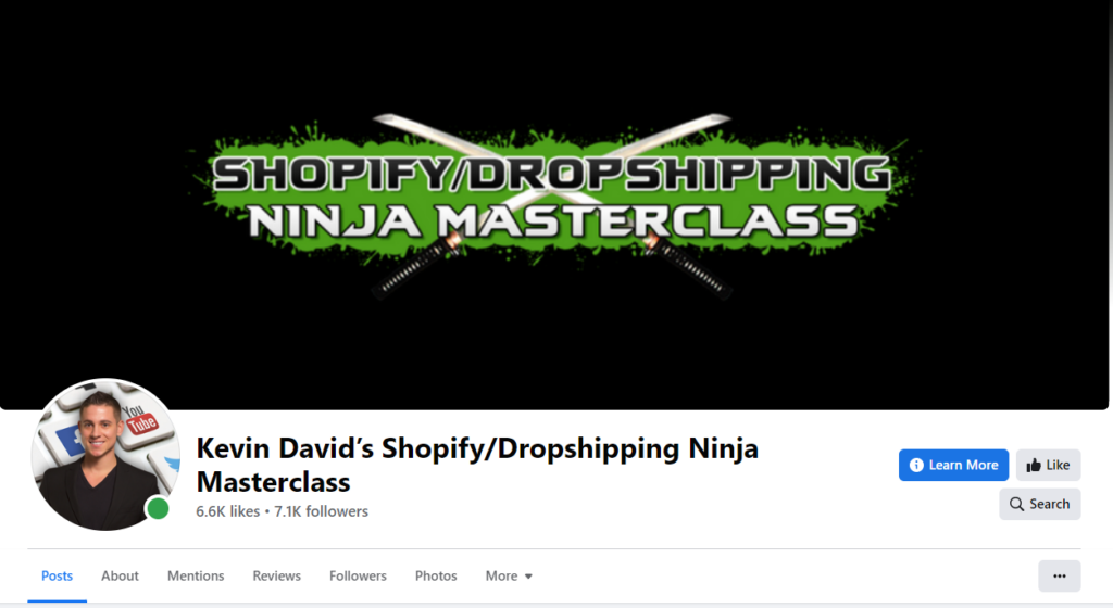 Shopify Ninja Masterclass