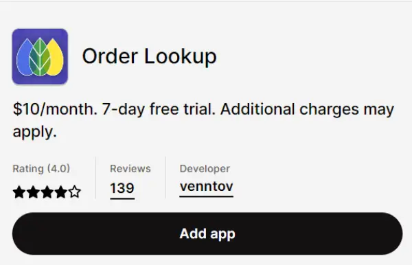 Order Lookup