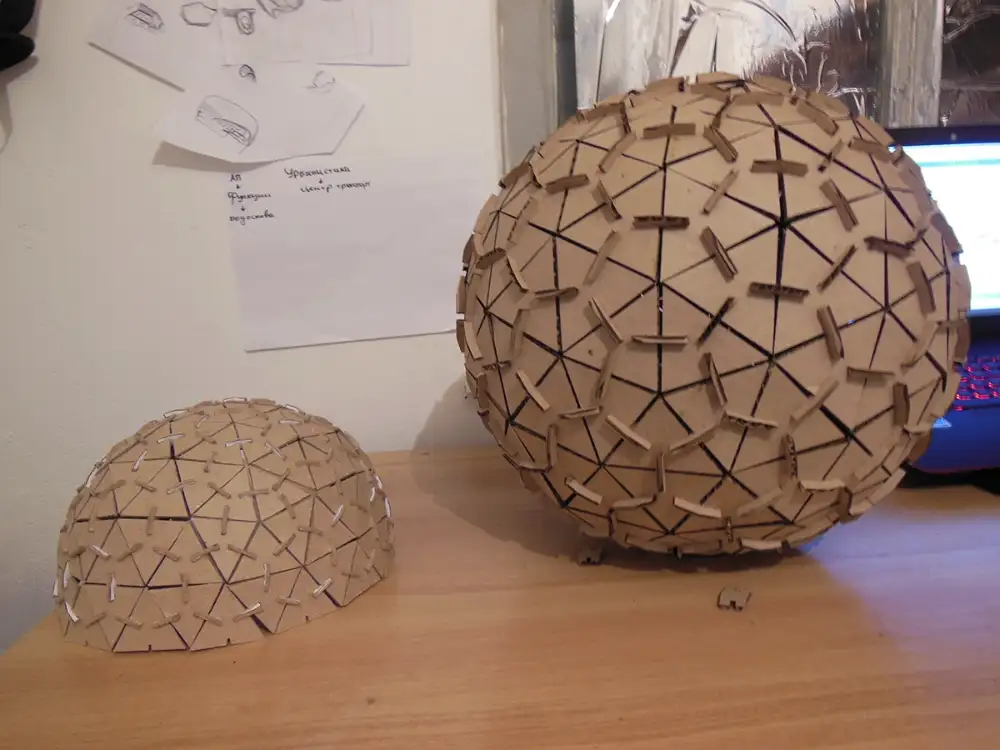 Cardboard balls
