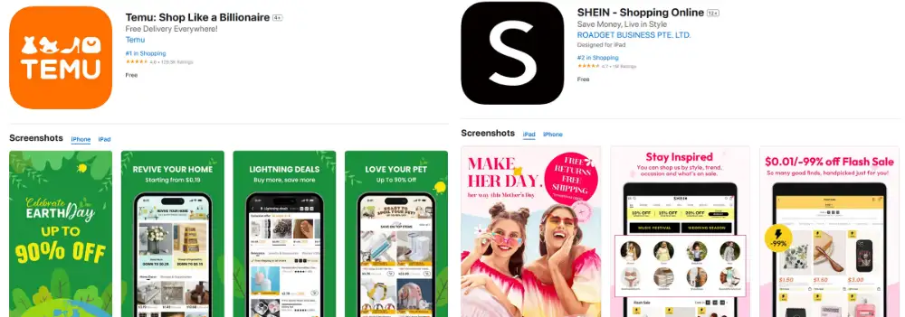 Shein Vs. Temu: A Deep Dive Comparison Between Two Of The Hottest Shopping  Apps