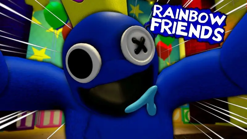 PINK EATS BLUE in Roblox Rainbow Friends 