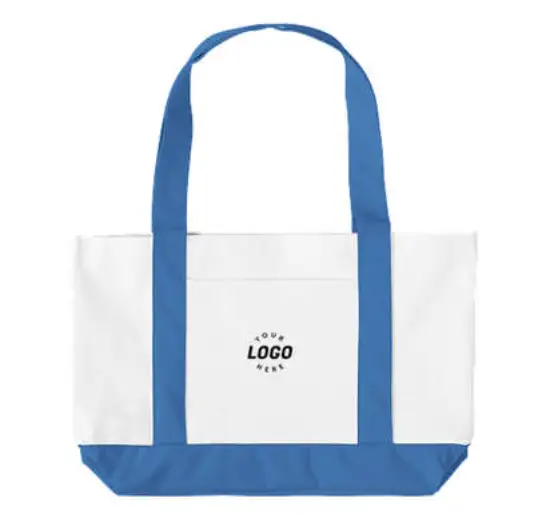 Embroidered Poly Tote Bag