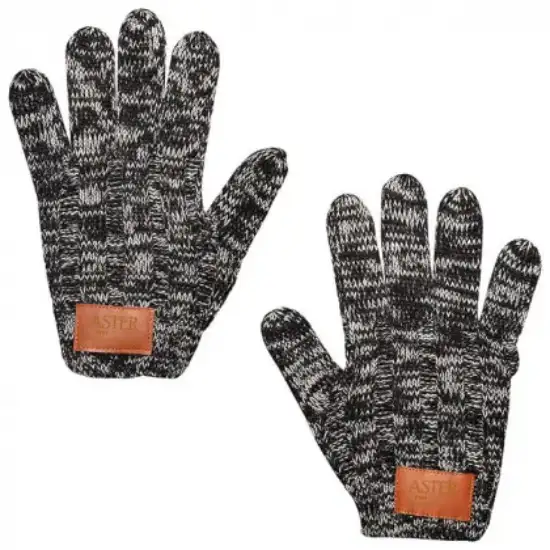 Heathered Knit Gloves
