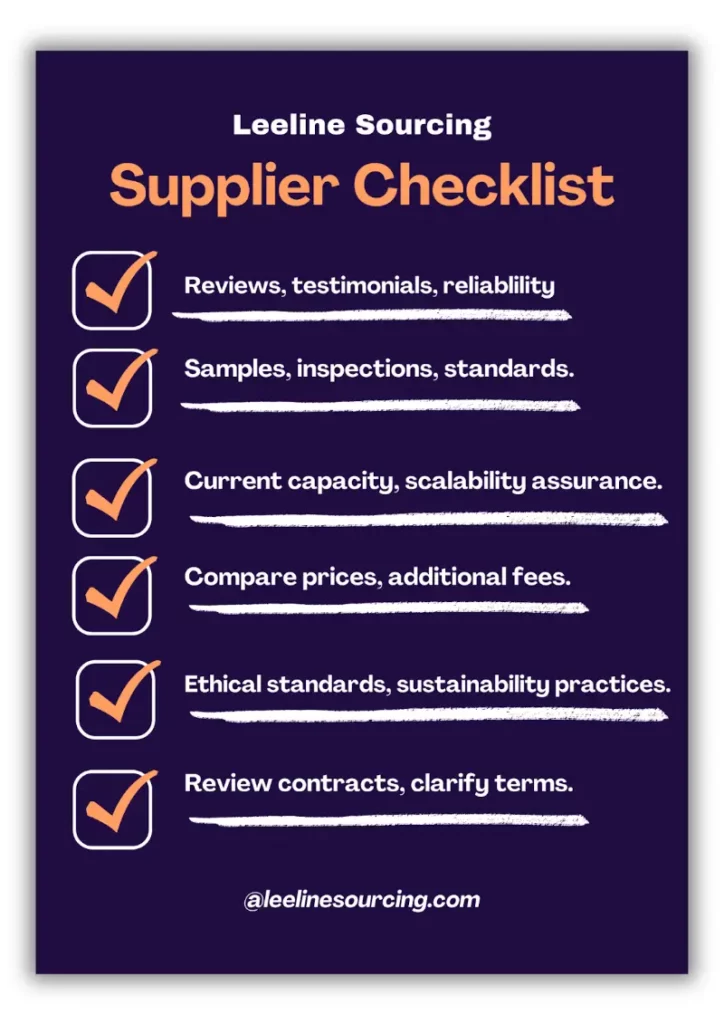 Pick a Reliable Supplier