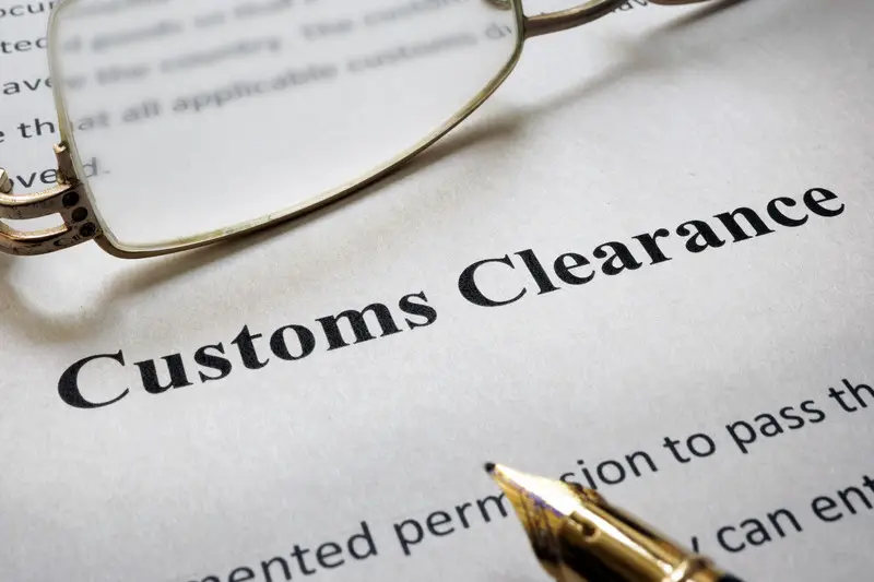 Expert in paperwork to clear customs