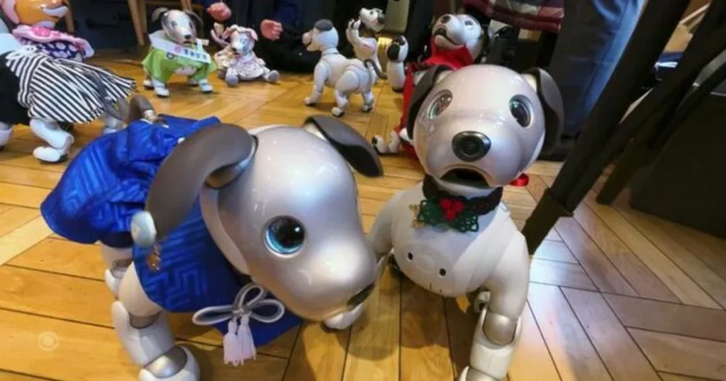 Cane robot da compagnia potenziato dall'intelligenza artificiale