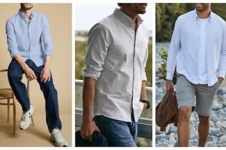 Oxford fabric is a go-to for button-down shirts.