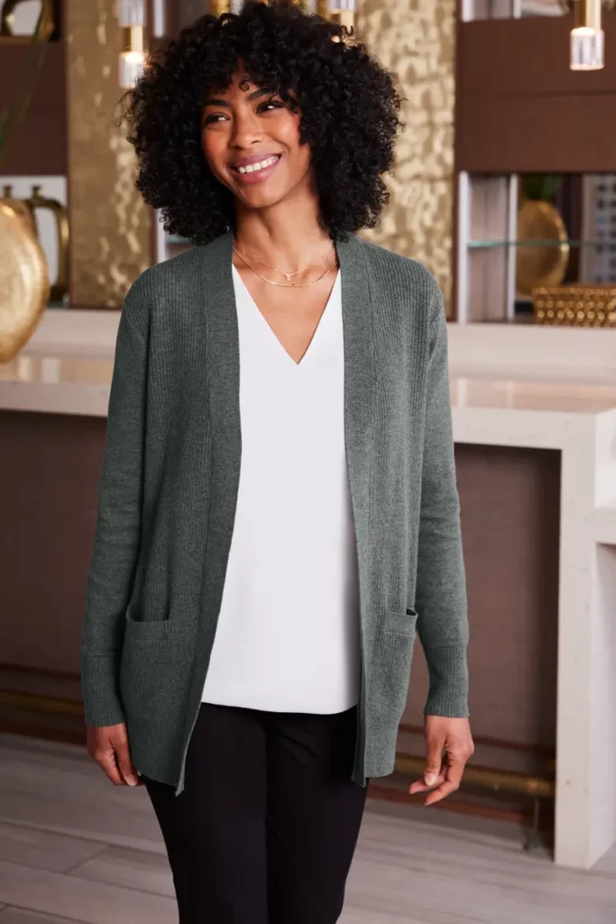 Open Front Cardigan