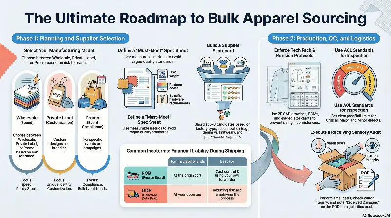 How to Order Clothes in Bulk A Step-by-Step Quality Control SOP